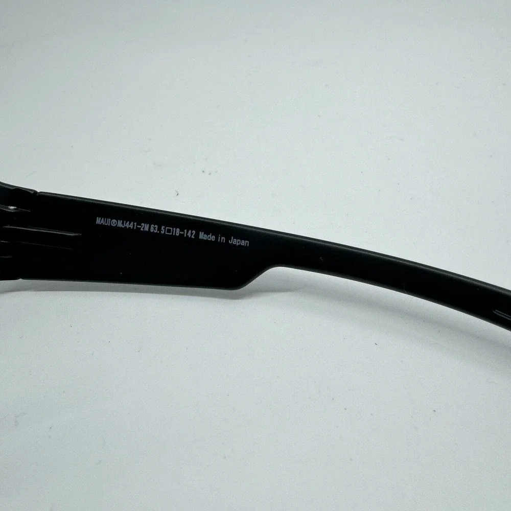 Maui Jim‎ Japan MONKEYPOD MJ441-2M 63.5-18-142 Black Sunglasses Frame H10412